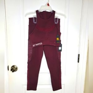 Maroon Workout Set